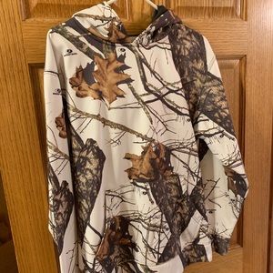 White camo hoodie